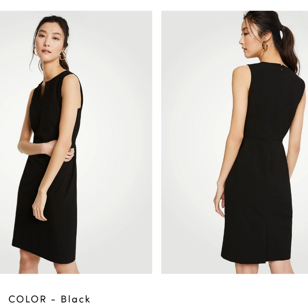 Ann Taylor Black Sheath Dress